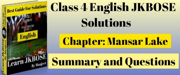 Mansar Lake Class 4 Questions and Summary