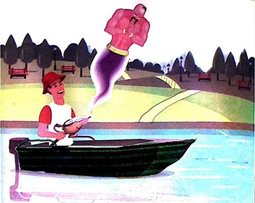 The Fisherman and the Genie Class 3rd Summary in English