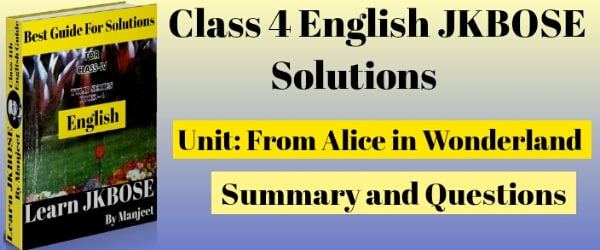 From Alice in Wonderland Summary and Questions