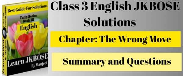 The Wrong Move Class 3rd Question Answers