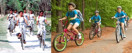Bicycle-Ride-going-to-school-Class-4-evs