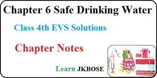 Safe-Drinking-Water-Class-4-Chapter-Notes