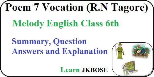 Vocation-Class-6-Question-Answers-and-Summary
