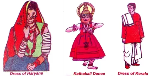Dress-of-haryana-and-Kerala