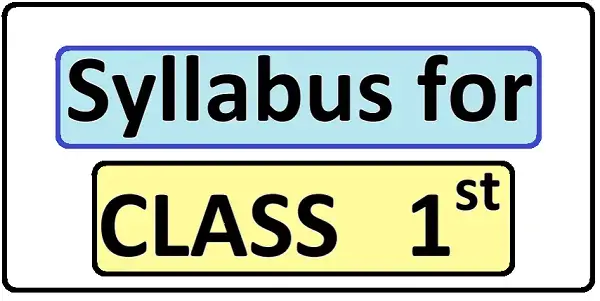 Jkbose-syllabus-Class-1st