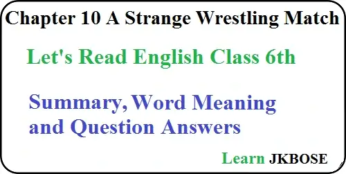 A-Strange-Wrestling-Match-Class-6-Question-Answers