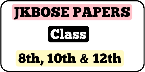JKBOSE-Previous-Years-Papers