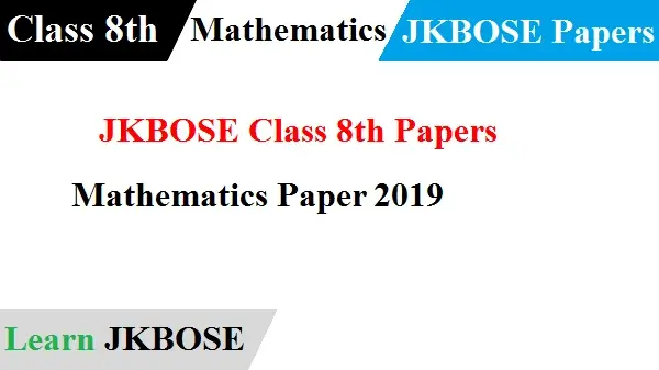 JKBOSE-Class-8th-Mathematics-Paper-2019