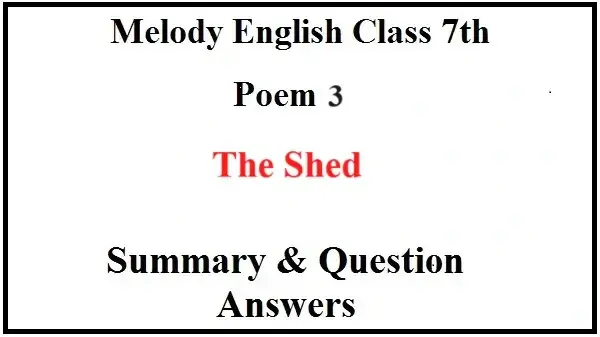 The-Shed-Melody-English-Summary-and-Question-Answers