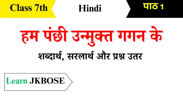Hum-Panchhi-Unmukt-Gagan-Ke-Class-7-Poem-Question-Answers